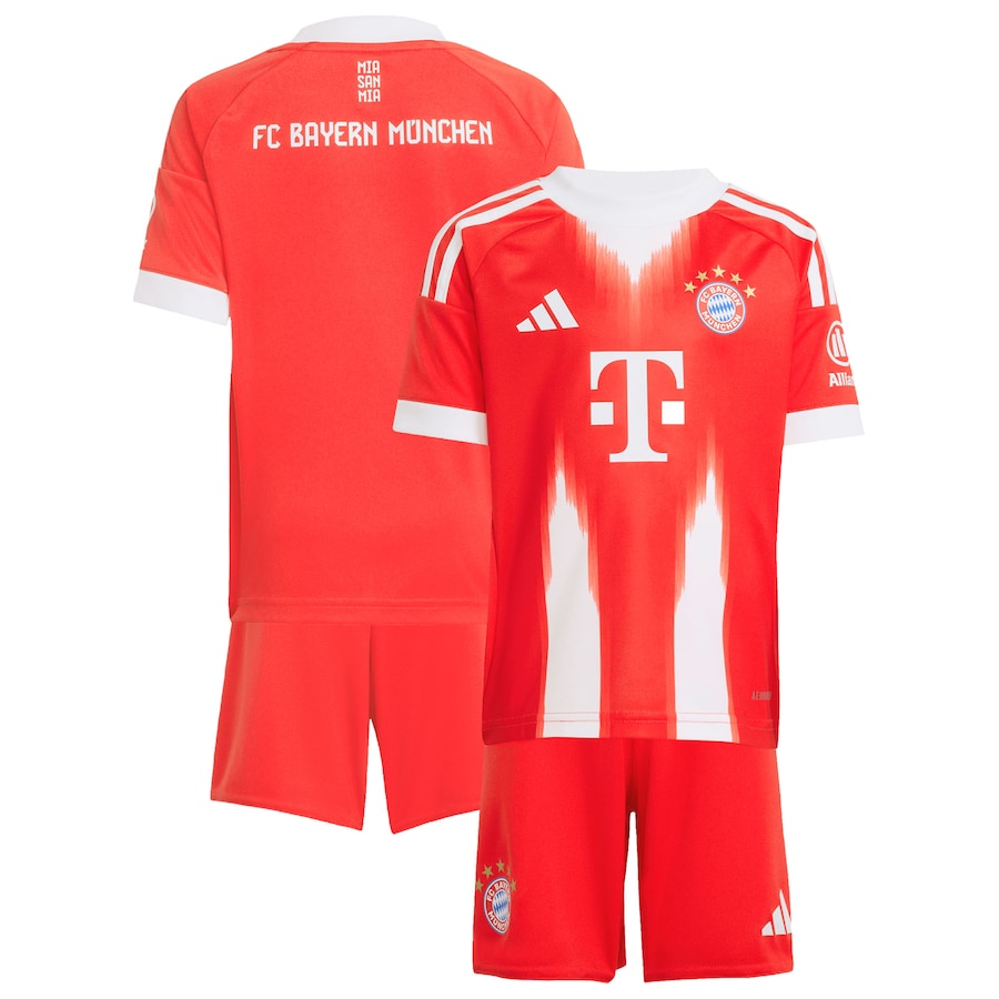 Bayern Munich Luis Díaz 14 Kids Home Soccer Jersey 2025-2026