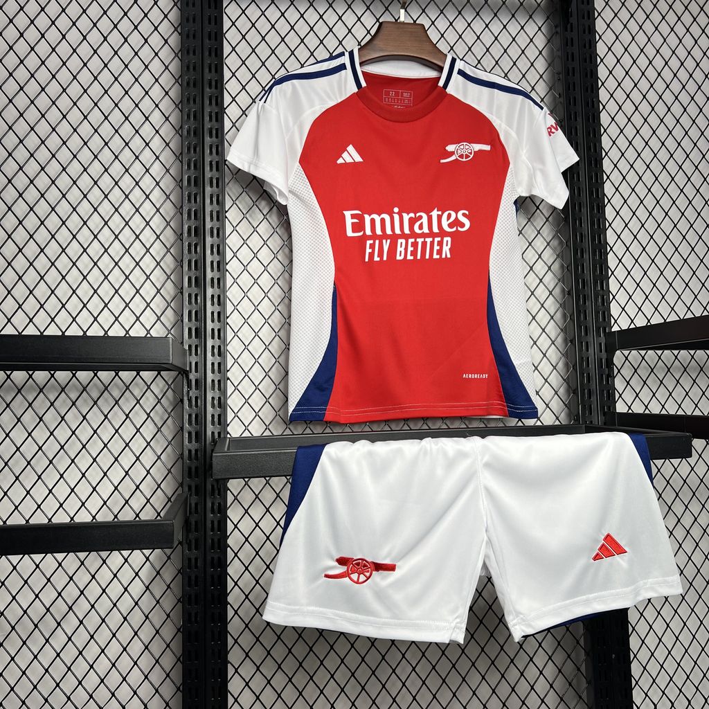 Arsenal Declan Rice 41 Kids Home Soccer Jersey 2024/25