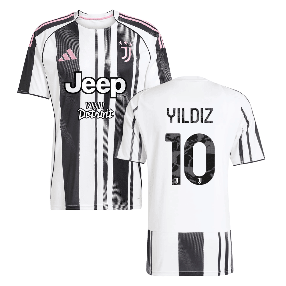 Juventus Kenan Yıldız 10 Home Soccer Jersey 2025-2026