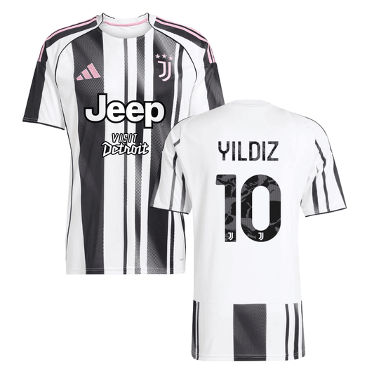 Juventus Kenan Yıldız 10 Home Soccer Jersey 2025-2026