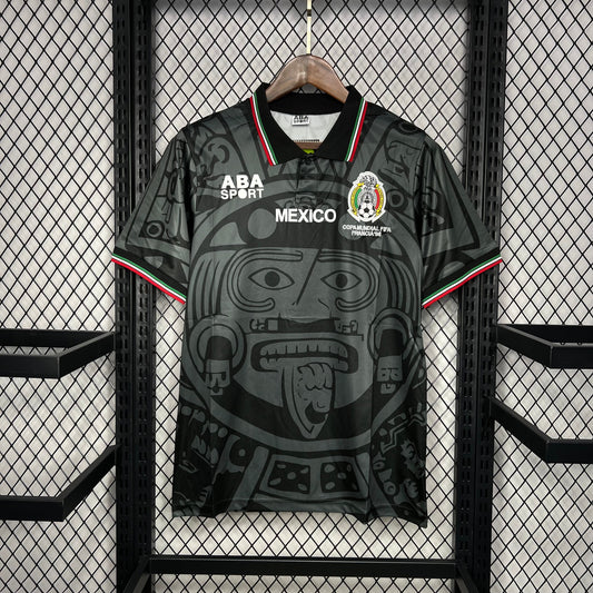 Mexico Retro Fourth Soccer Jersey 1998-1999 - Black