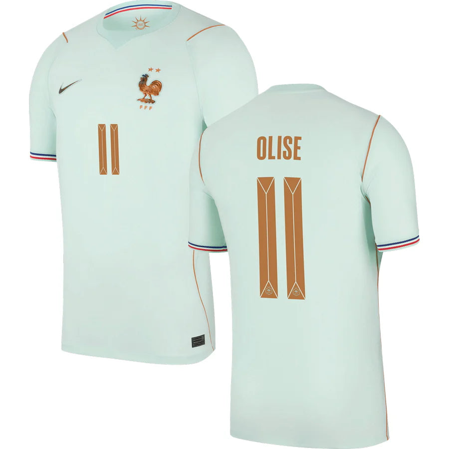 France Michael Olise 11 Away Soccer Jersey World Cup 2026