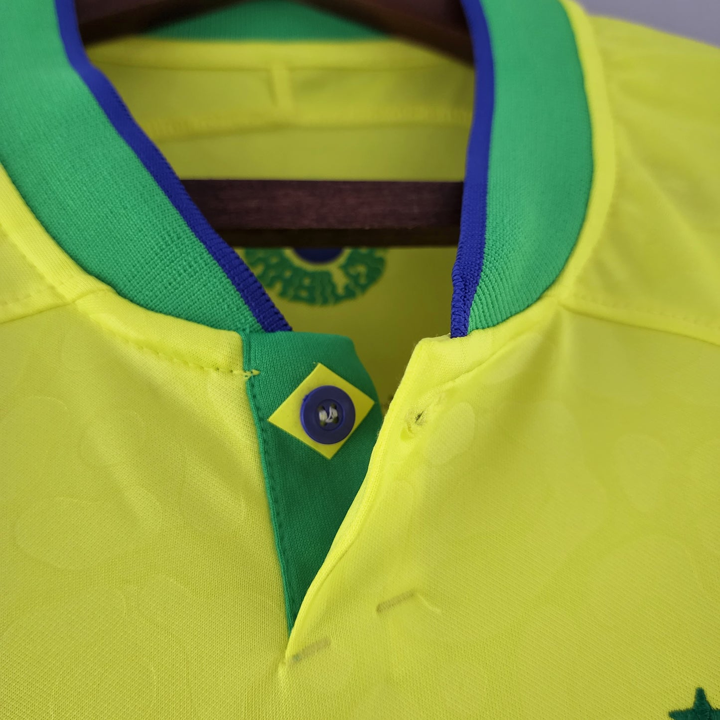 Brazil Neymar JR 10 Home Soccer Jersey World Cup 2022