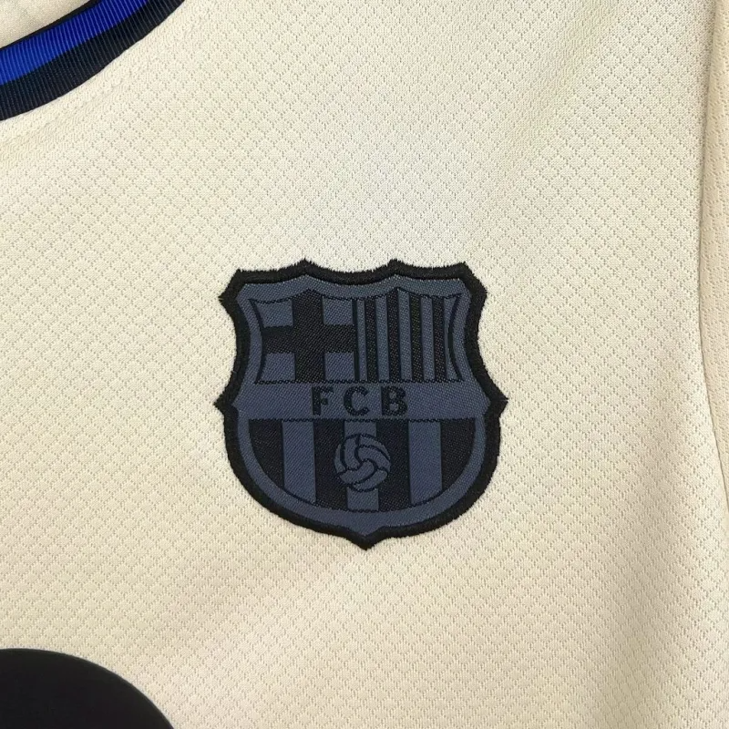 FC Barcelona Lionel Messi 10 Kids Away Soccer Jersey 2025-2026