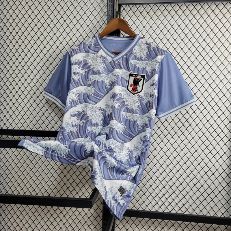 Japan Kanagawa Hokkaido Limited Edition Soccer Jersey 2023/24 - Blue