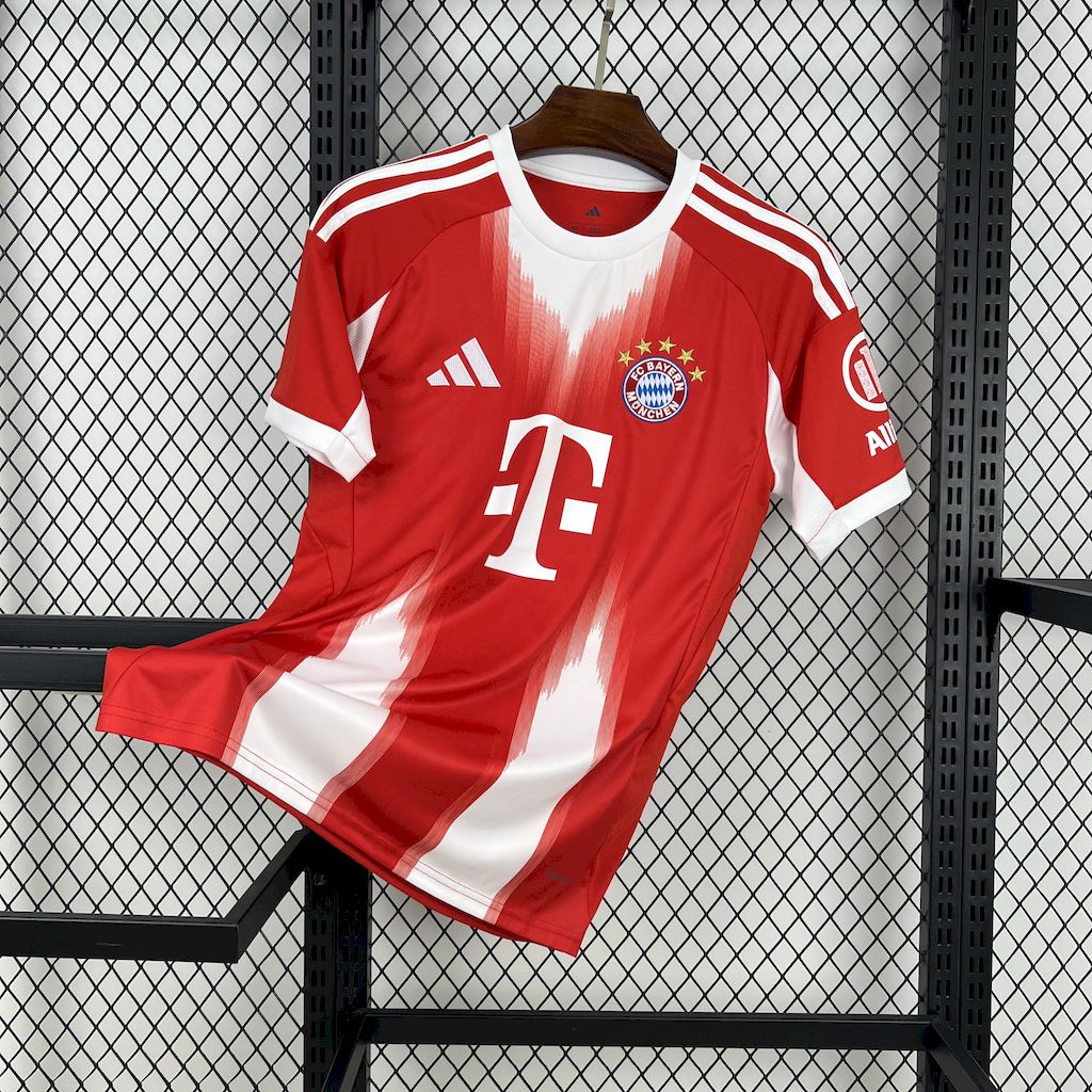 Bayern Munich Michael Olise 17 Home Soccer Jersey 2025-2026