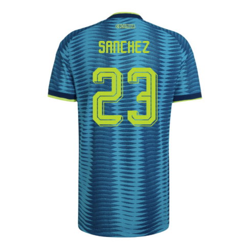 Colombia Davinson Sánchez 23 Away Soccer Jersey World Cup 2026