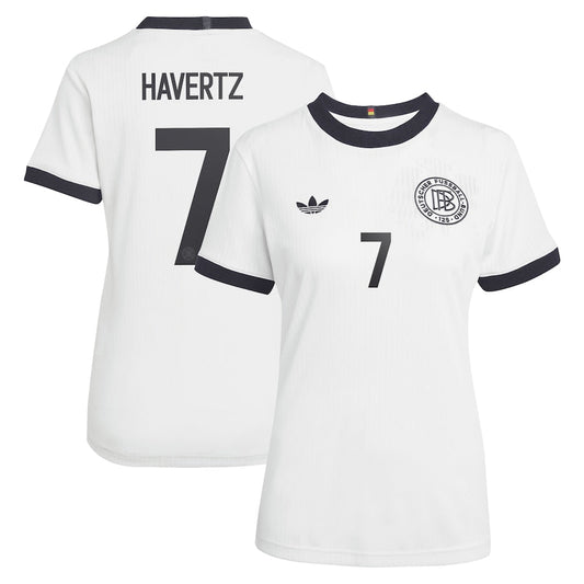 Germany Kai Havertz 7 Women's Home Soccer Jersey Euro 2025