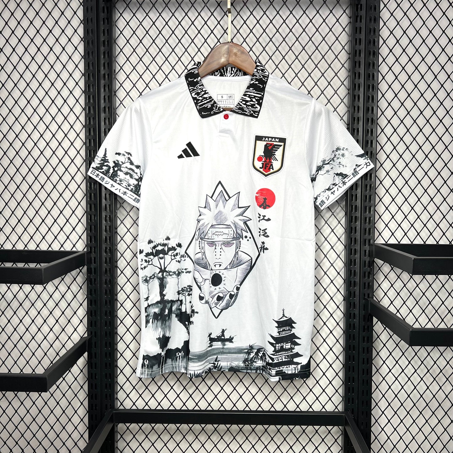 Japan Naruto Uzumaki Special Edition Soccer Jersey 2024/25 - White