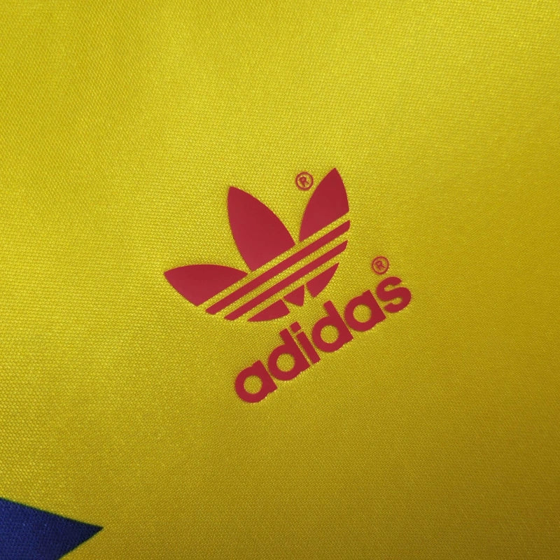 Colombia Retro Home Soccer Jersey World Cup 1990