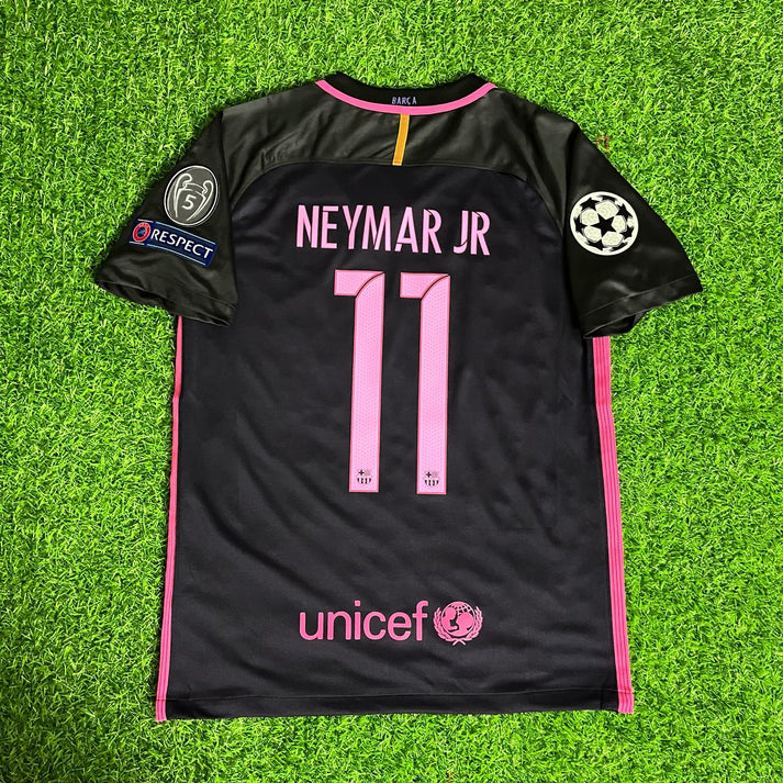 FC Barcelona Neymar JR 11 Retro Away Soccer Jersey 2014-2015