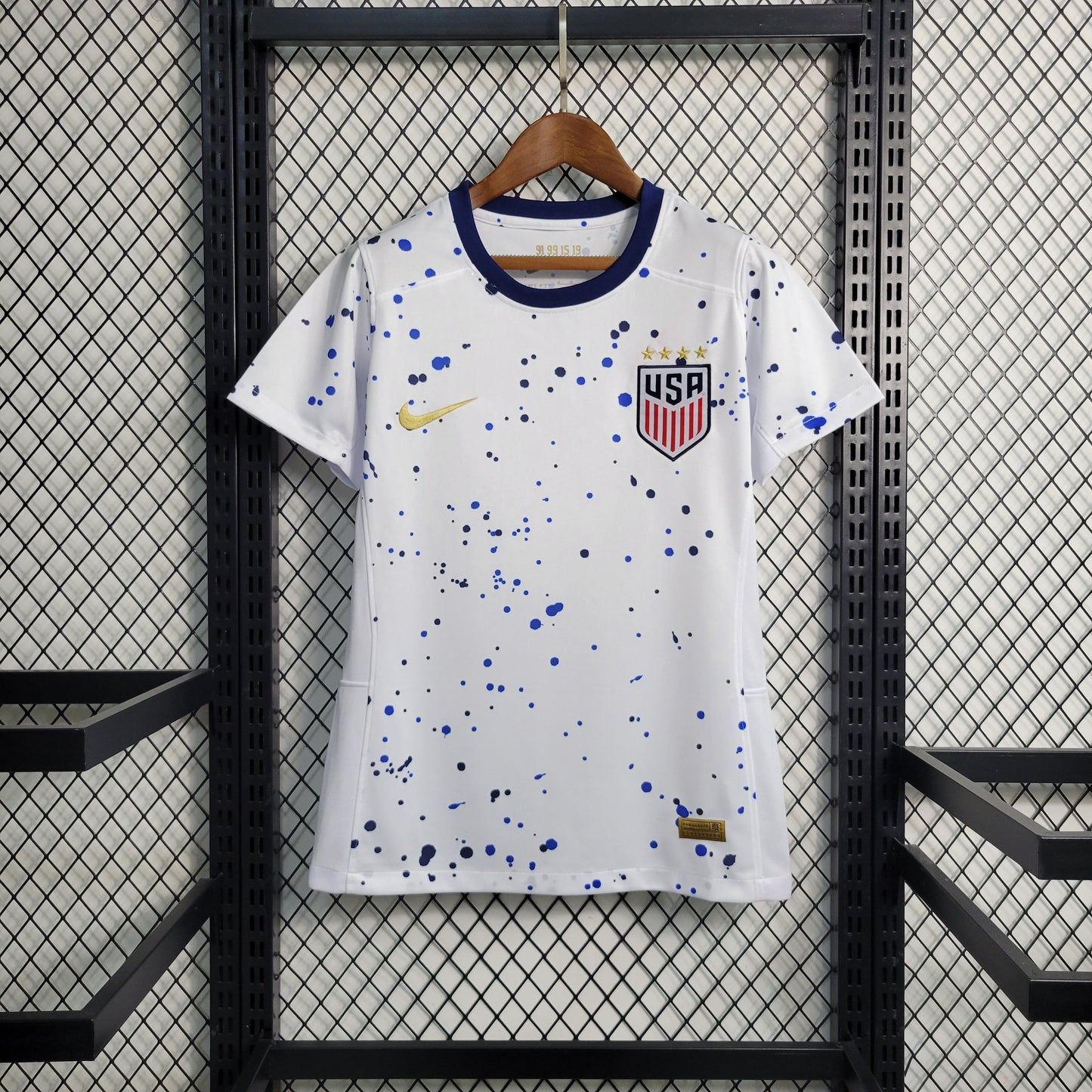 USA Women's Savannah DeMelo 9 Home Soccer Jersey World Cup 2023