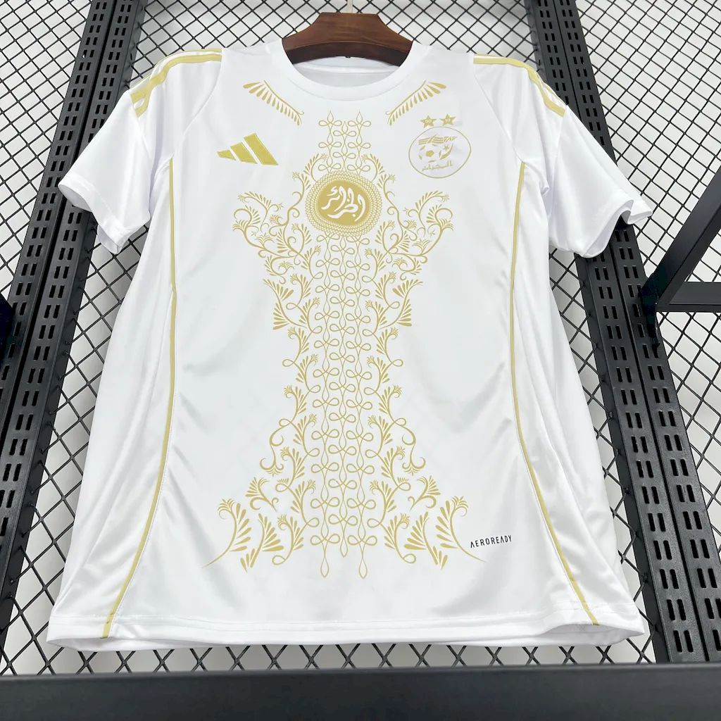 Algeria x Karakou Special Edition Soccer Jersey 2024/25 - White