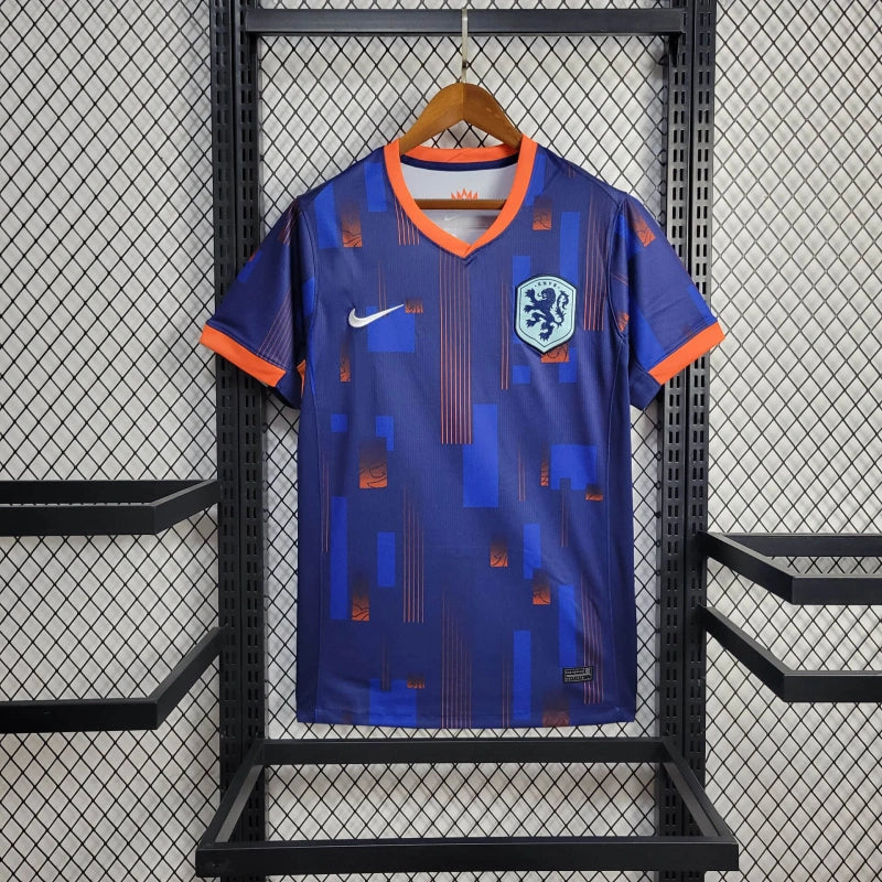 Netherlands Marco van Basten 9 Away Soccer Jersey Euro 2024