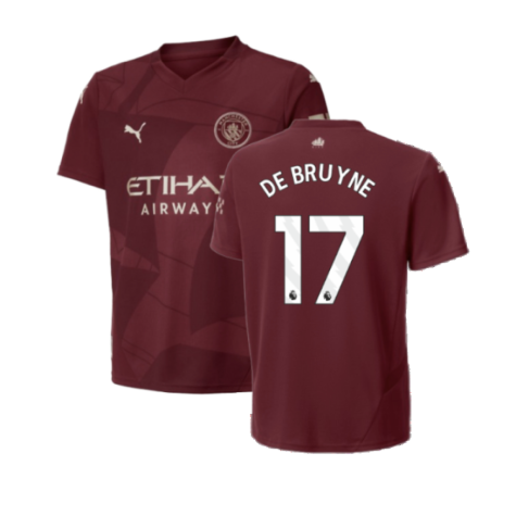 Manchester City Kevin De Bruyne 17 Third Soccer Jersey 2024/25