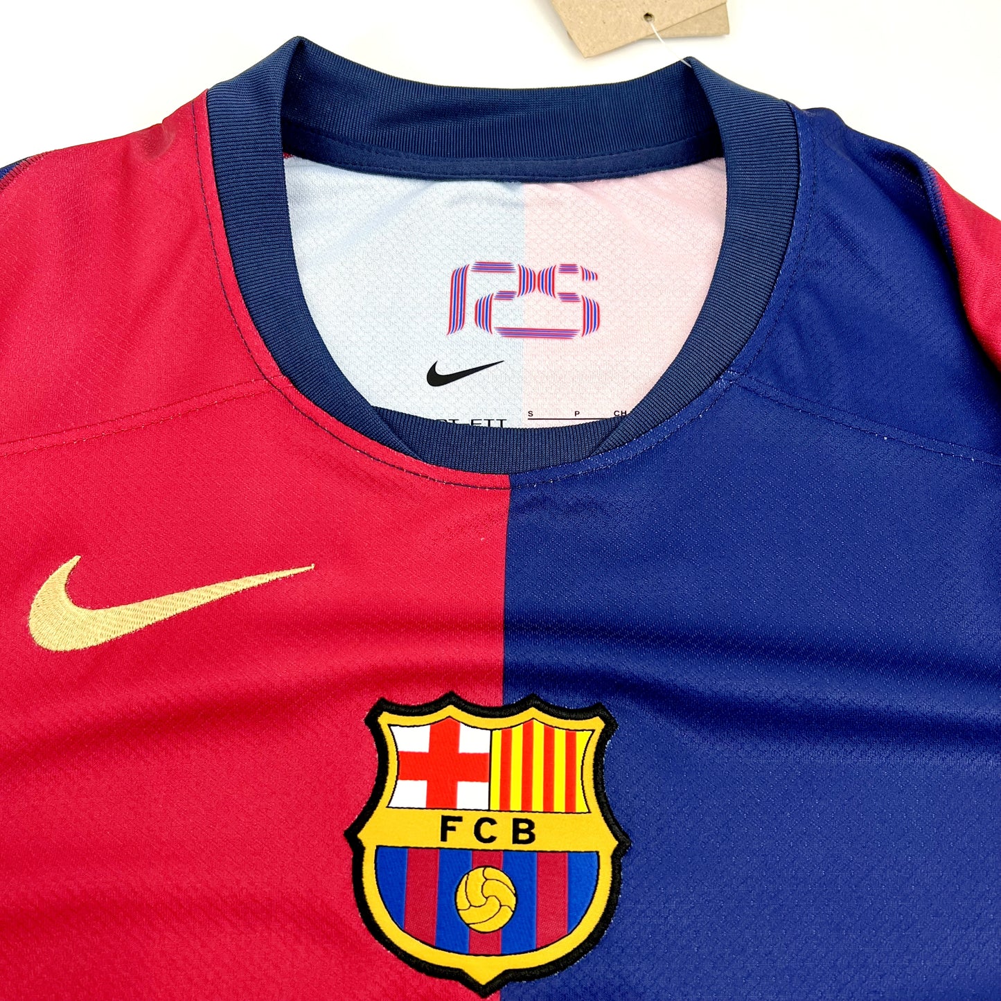 FC Barcelona Lamine Yamal 19 Home Soccer Jersey 2024/25