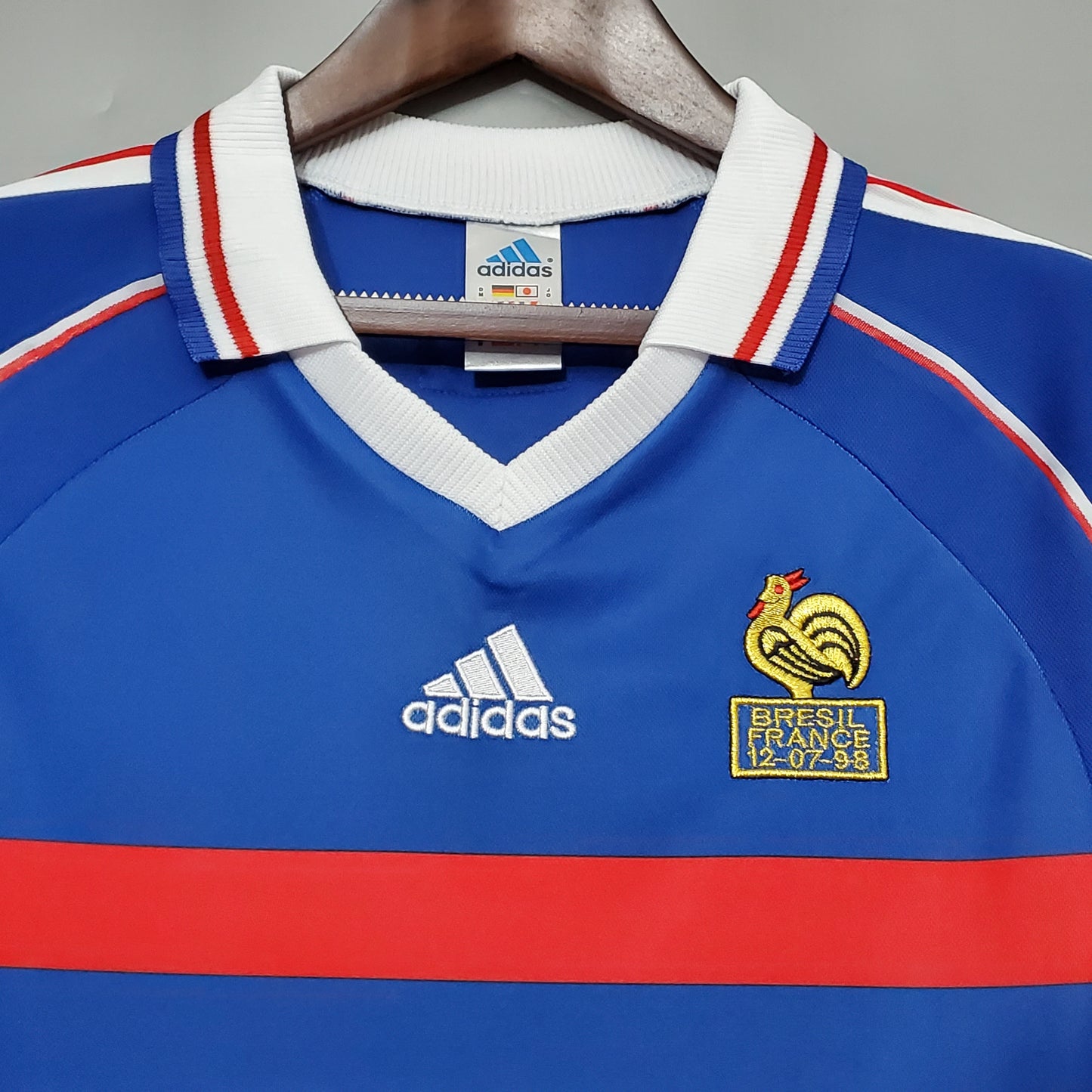 France Zinedine Zidane 10 Home Retro Soccer Jersey World Cup 1998