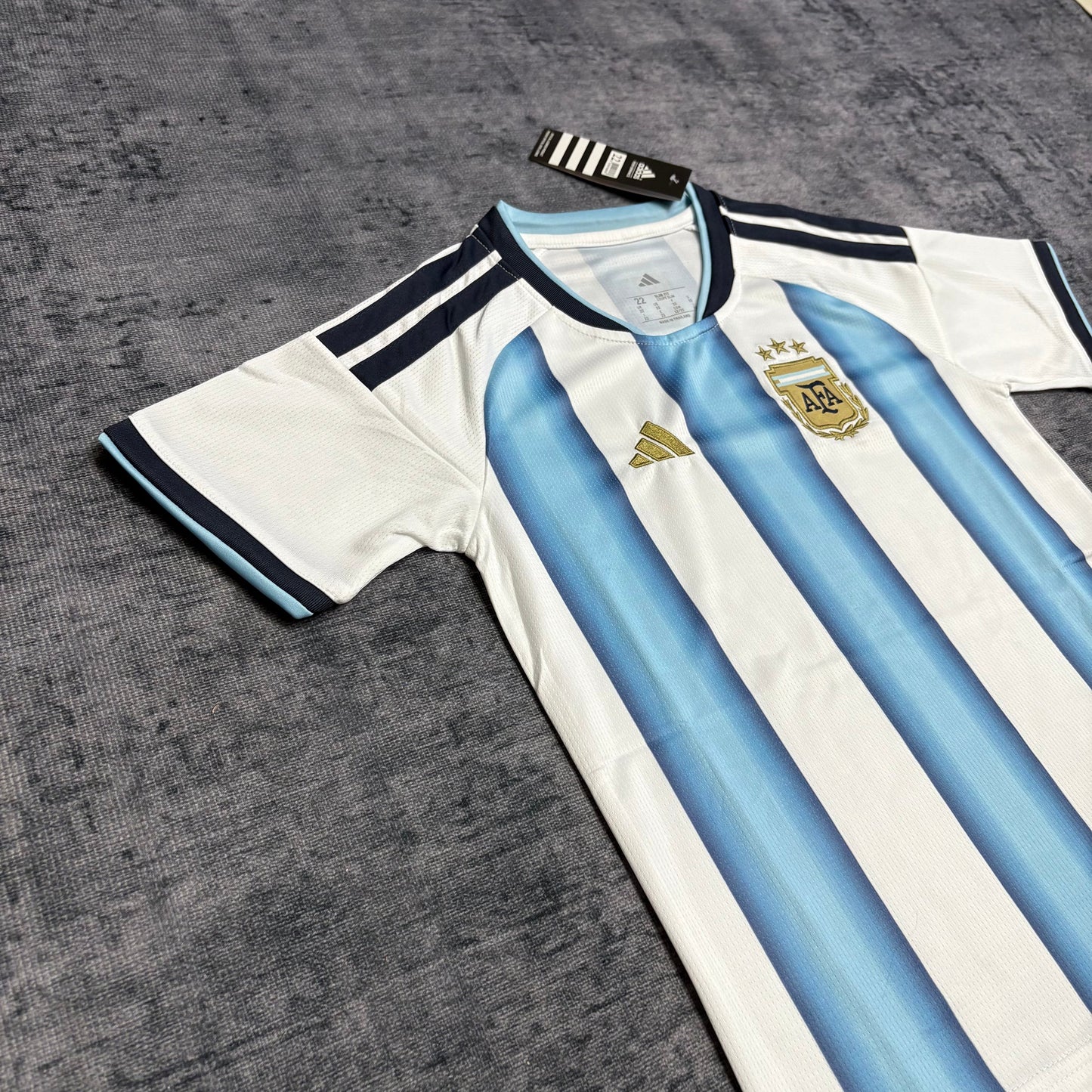 Argentina Kids Home Soccer Jersey World Cup 2026