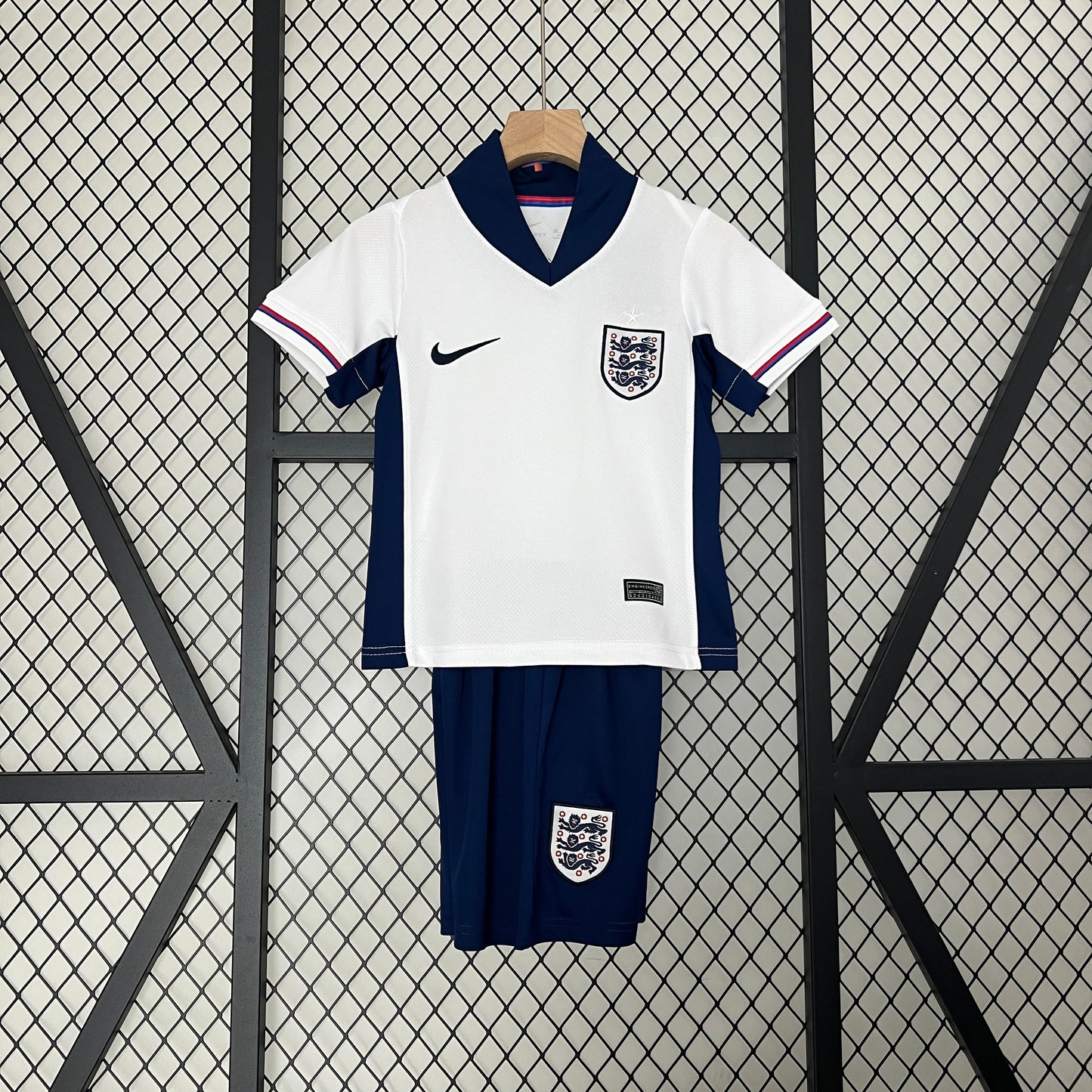 England Bukayo Saka 7 Kids Home Soccer Jersey Euro 2024