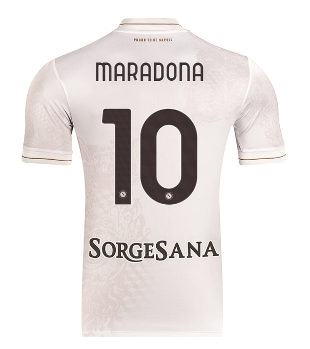 Naples Diego Maradona 10 Away Soccer Jersey 2025-2026
