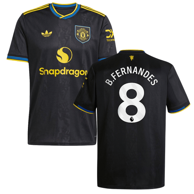 Manchester United Bruno Fernandes 8 Third Soccer Jersey 2025-2026