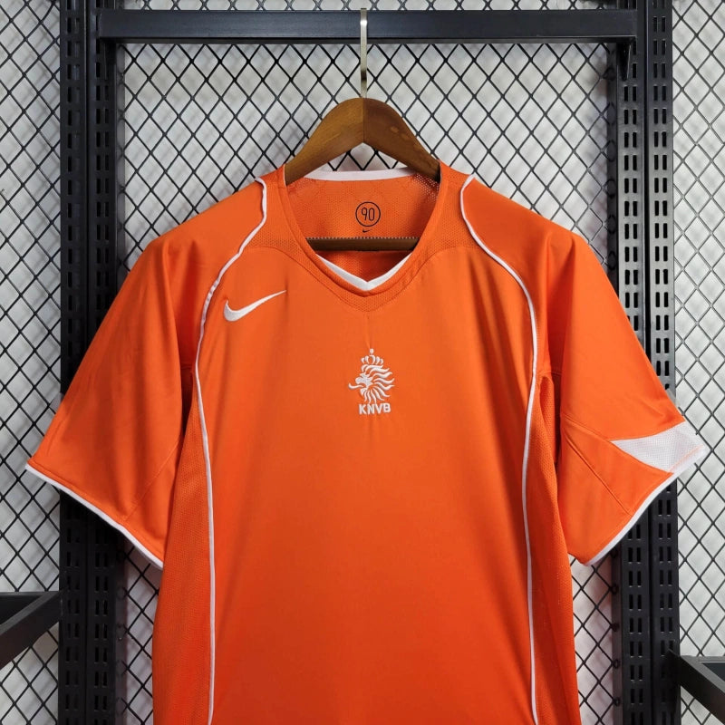 Netherlands Home Retro Soccer Jersey EURO 2004
