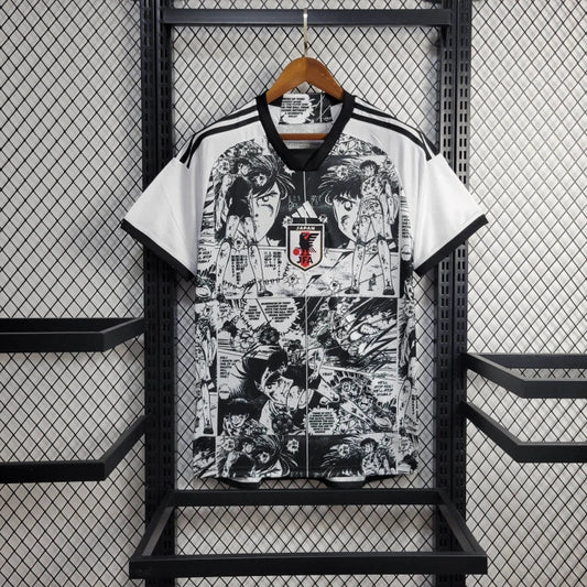 Japan X Captain Tsubasa Limited Edition Soccer Jersey 2024/25 - White