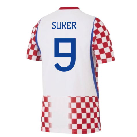 Croatia Davor Suker 9 Home Soccer Jersey World Cup 2026