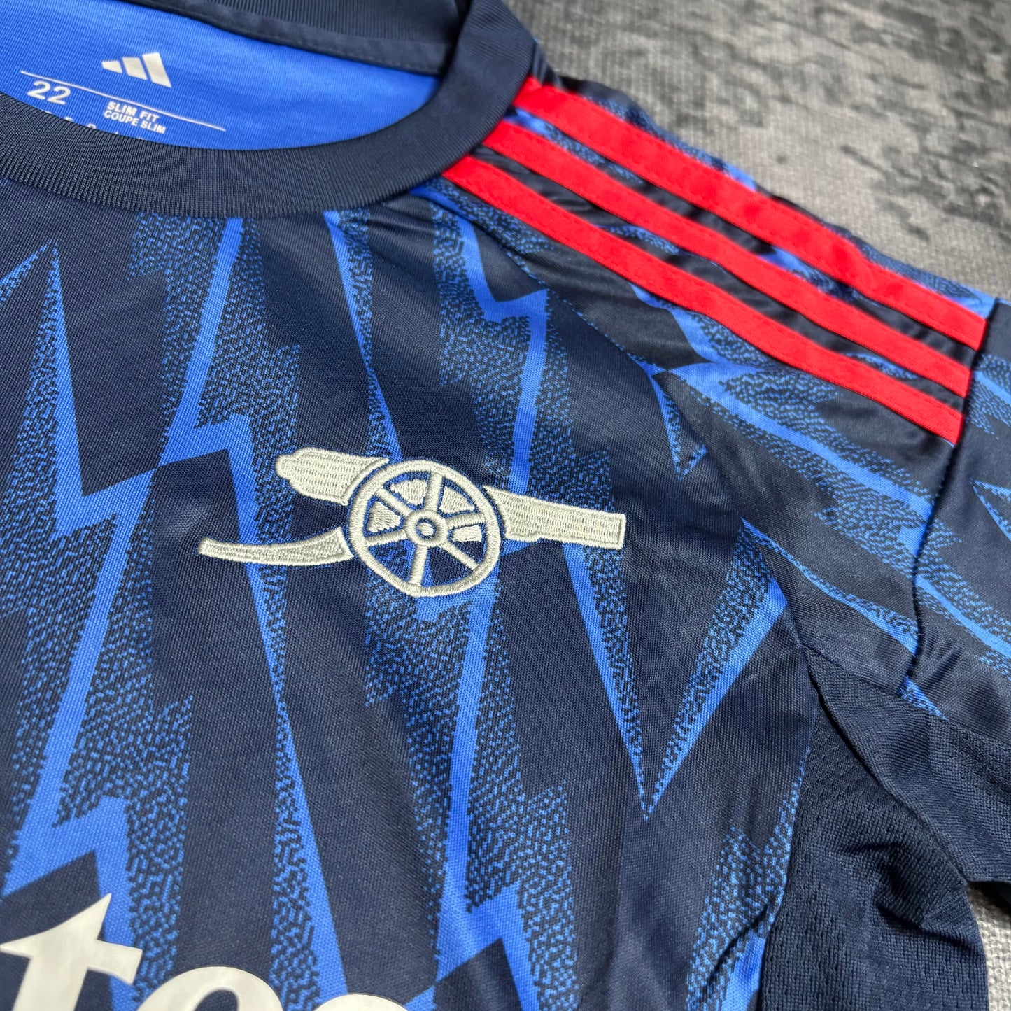Arsenal Declan Rice 41 Kids Away Soccer Jersey 2025-2026