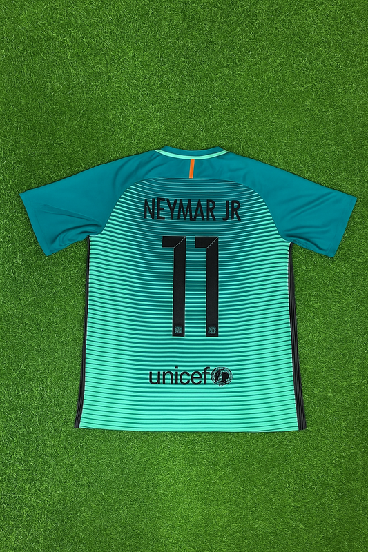 FC Barcelona Neymar Jr 11 Away Retro Soccer Jersey 2016-2017
