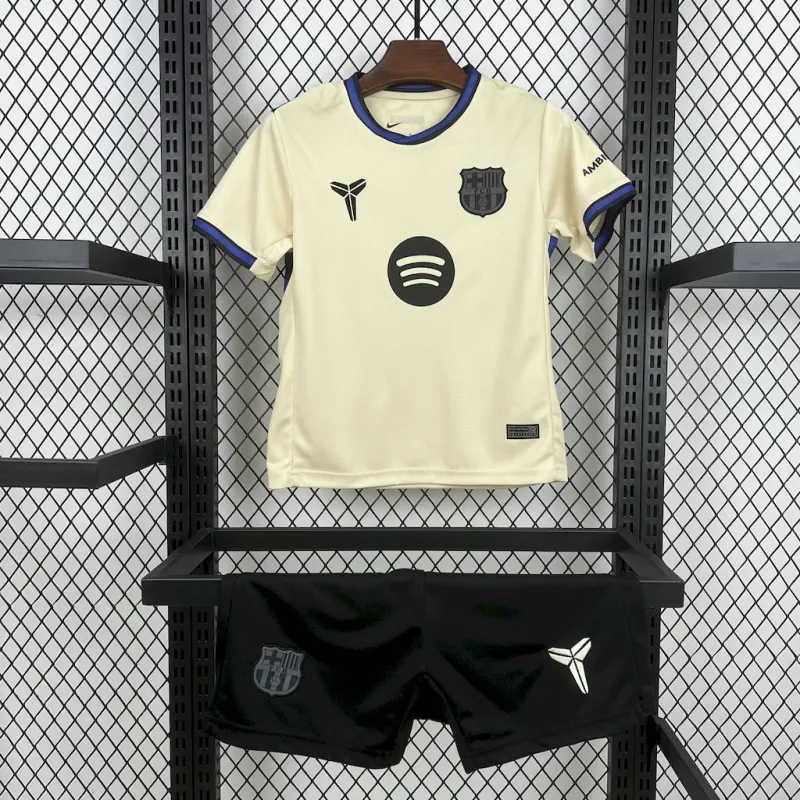 FC Barcelona Lionel Messi 10 Kids Away Soccer Jersey 2025-2026