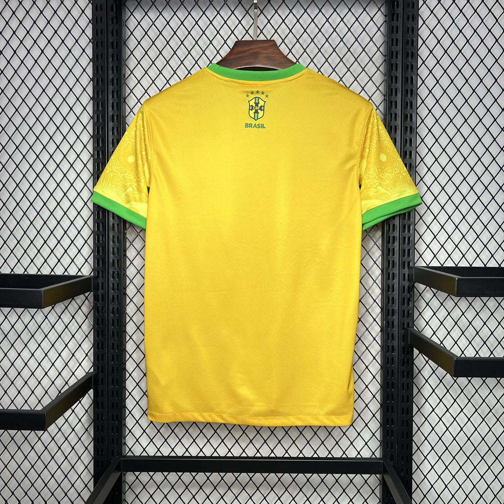 Brazil x Jesus Christ Limited Edition Soccer Jersey 2024/25 - Yellow