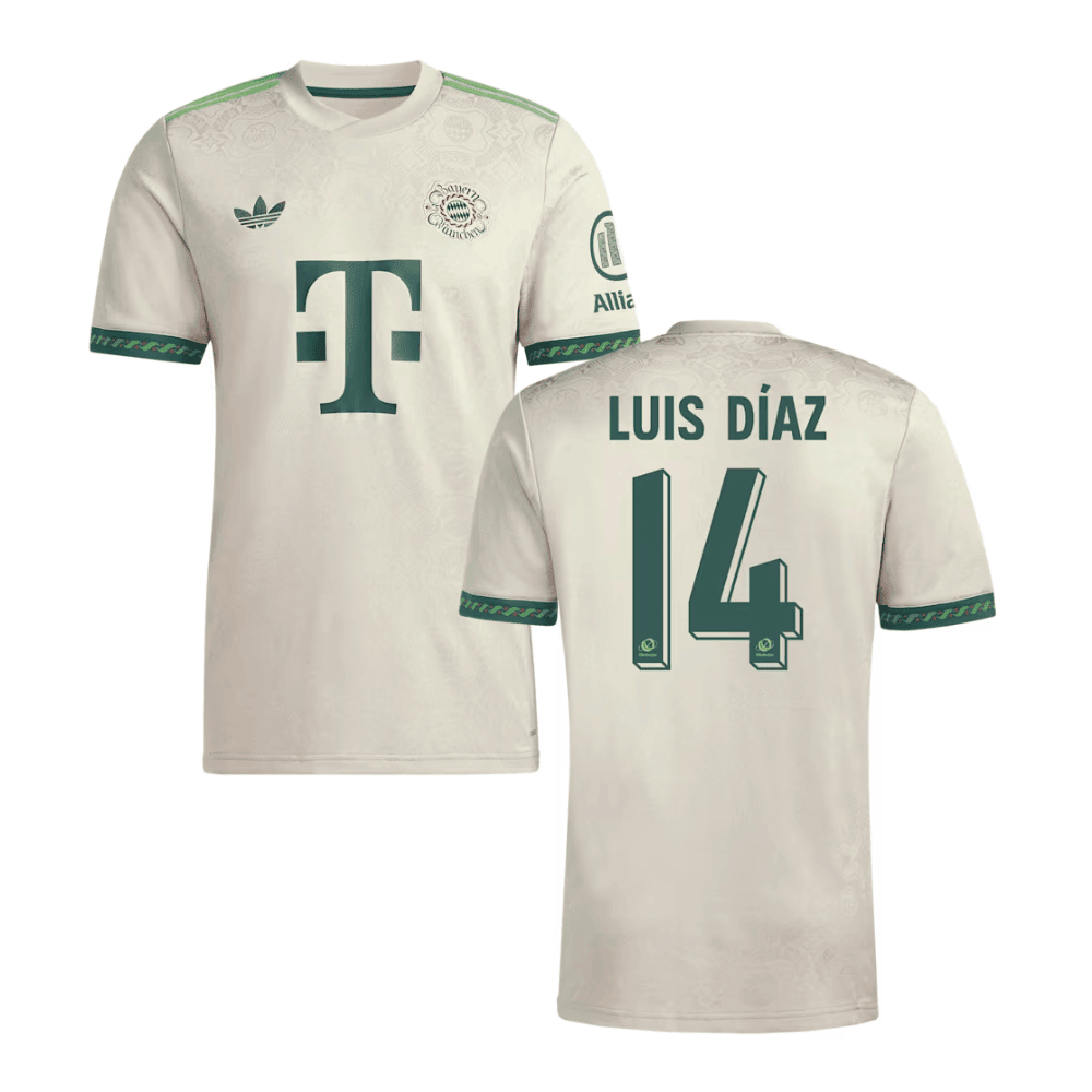 Bayern Munich Luis Díaz 14 Oktoberfest Soccer Jersey 2025-2026