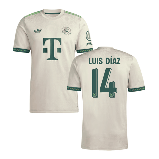 Bayern Munich Luis Díaz 14 Oktoberfest Soccer Jersey 2025-2026