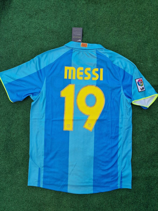 FC Barcelona Lionel Messi 19 Away Retro Soccer Jersey 2007-2008
