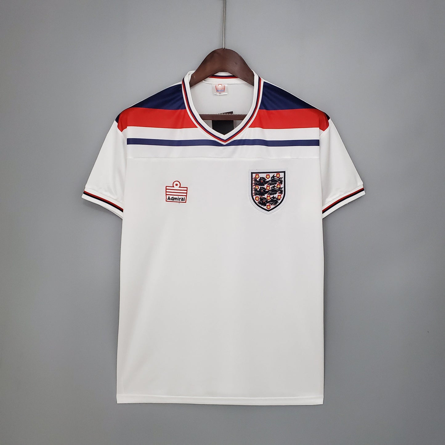 England Retro Home Soccer Jersey World Cup 1982