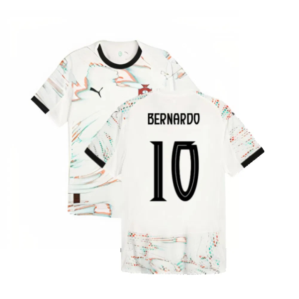 Portugal Bernardo Silva 10 Away Soccer Jersey 2025/26