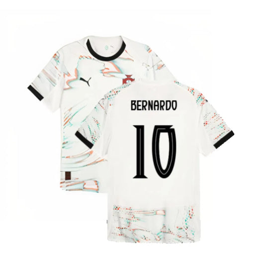 Portugal Bernardo Silva 10 Away Soccer Jersey 2025/26