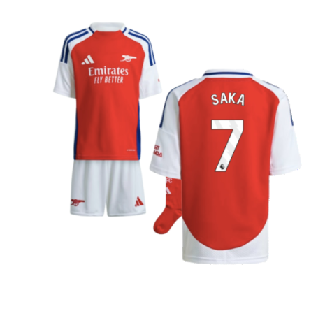 Arsenal Bukayo Saka 7 Kids Home Soccer Jersey 2024/25