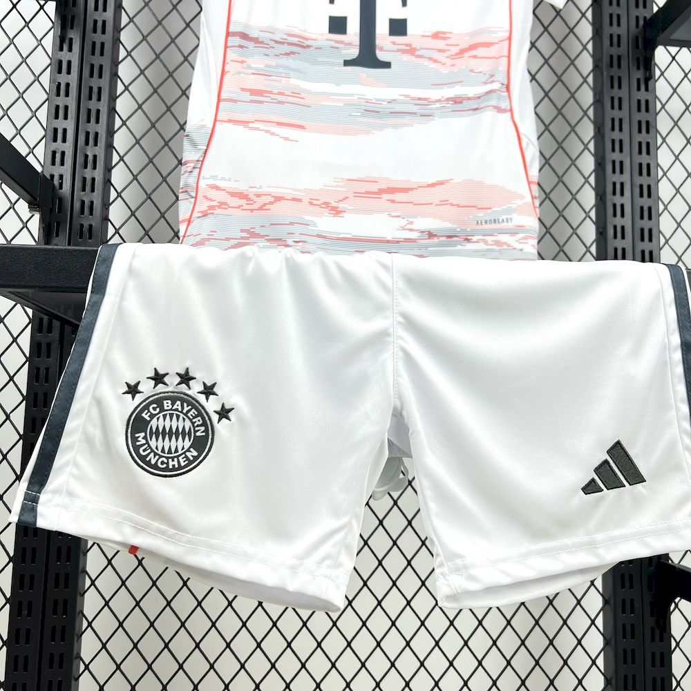 Bayern Munich Luis Diaz 14 Kids Away Soccer Jersey 2025-2026