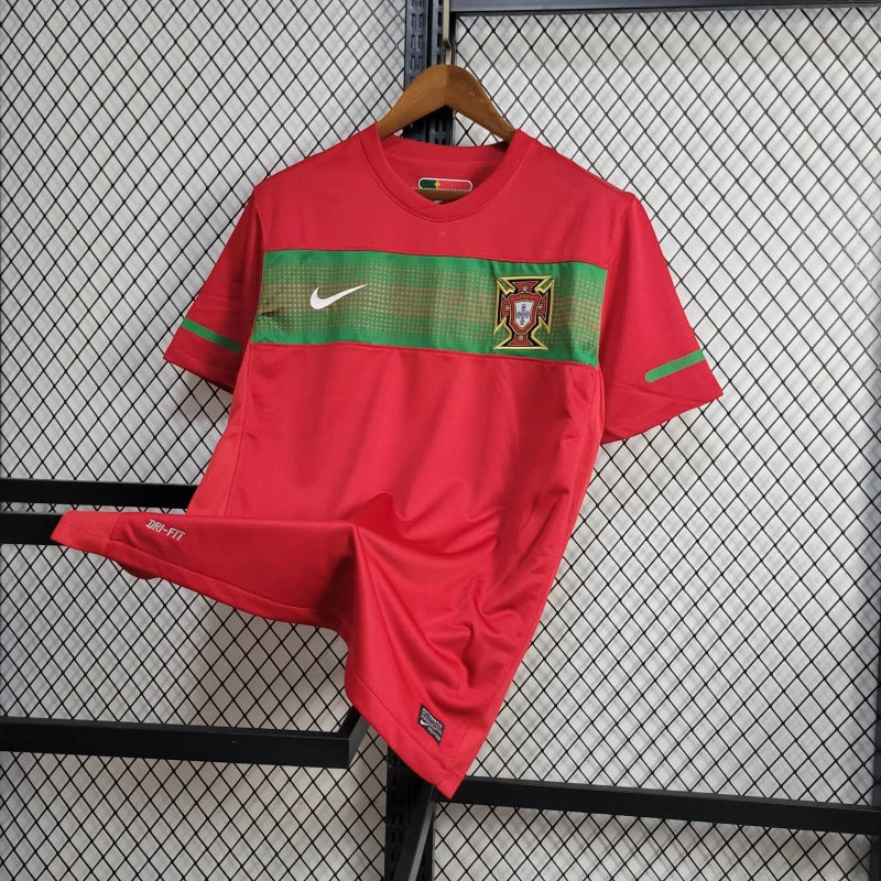 Portugal Retro Home Soccer Jersey World Cup 2010
