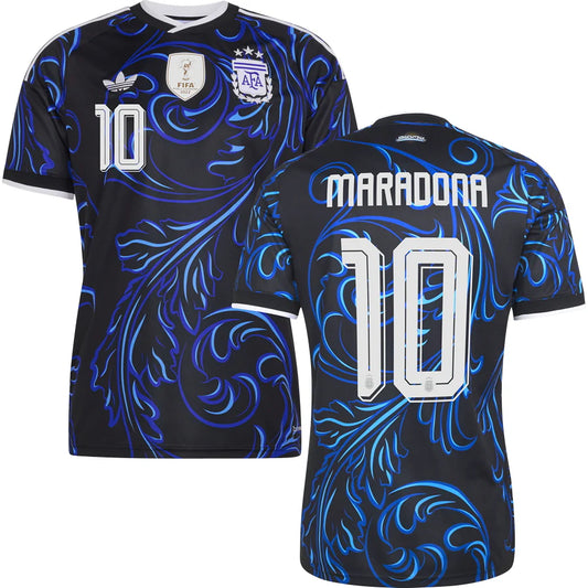 Argentina Diego Maradona 10 Away Soccer Jersey World Cup 2026