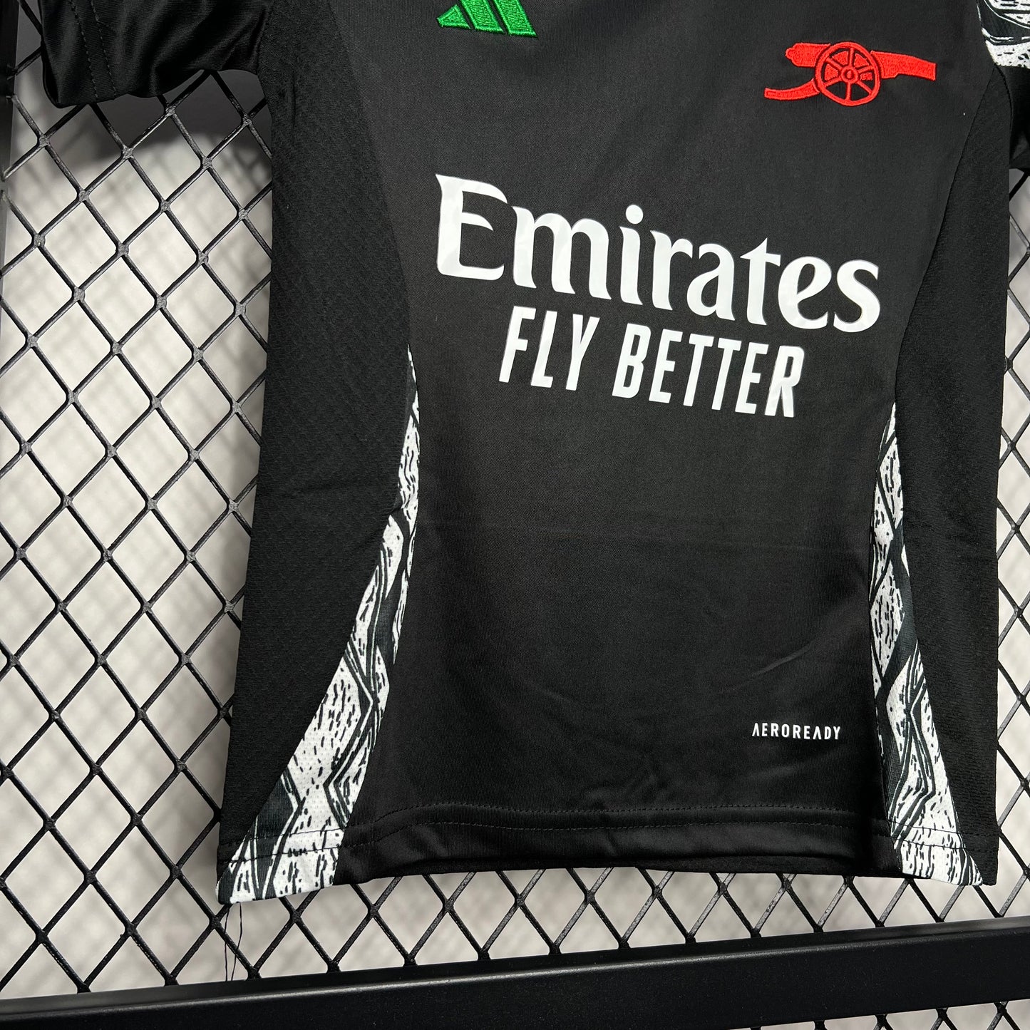 Arsenal Declan Rice 41 Kids Away Soccer Jersey 2024/25