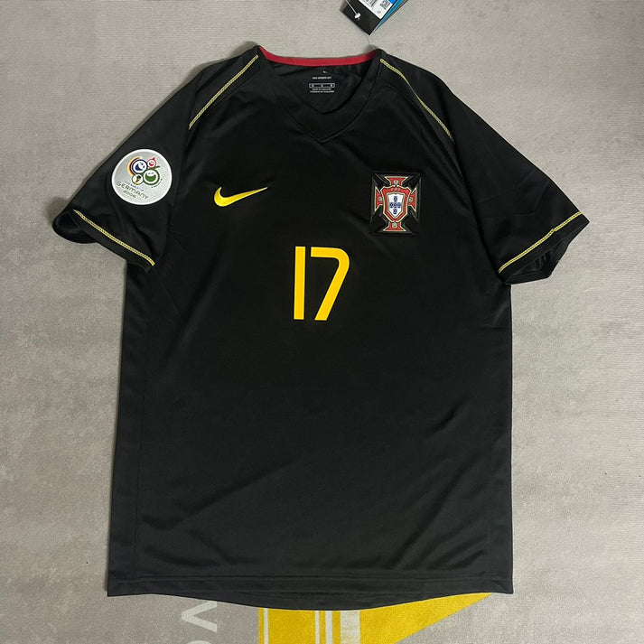 Portugal Cristiano Ronaldo 7 Retro Away Soccer Jersey World Cup 2006