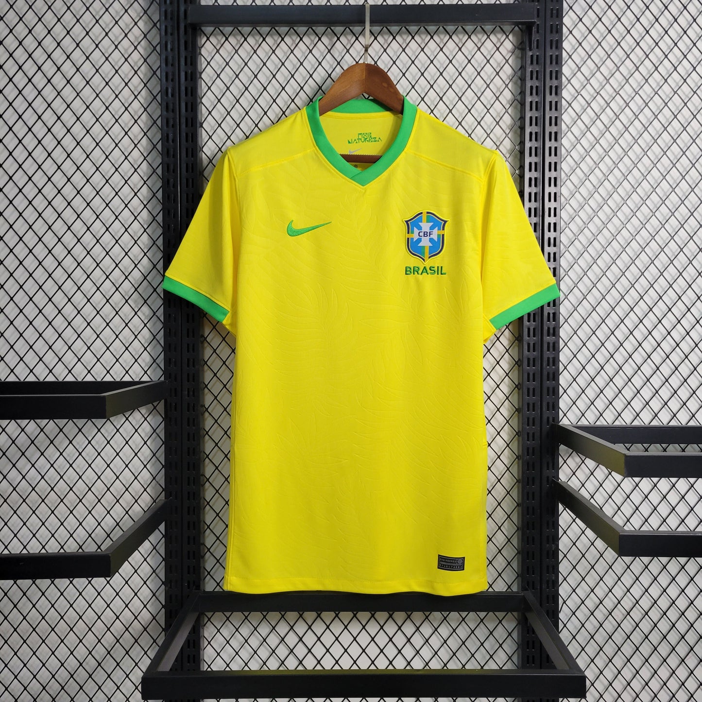 Brazil Ana Vitoria 8 Home Soccer Jersey World Cup 2023