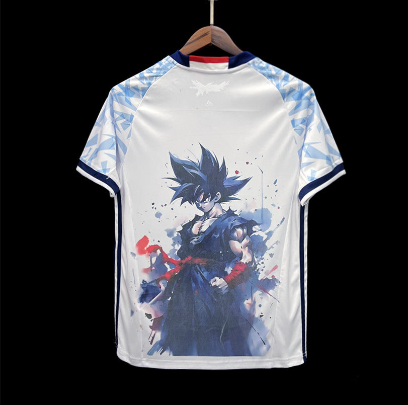 Japan Dragon Ball Goku Limited Edition Soccer Jersey 2016-17 - White