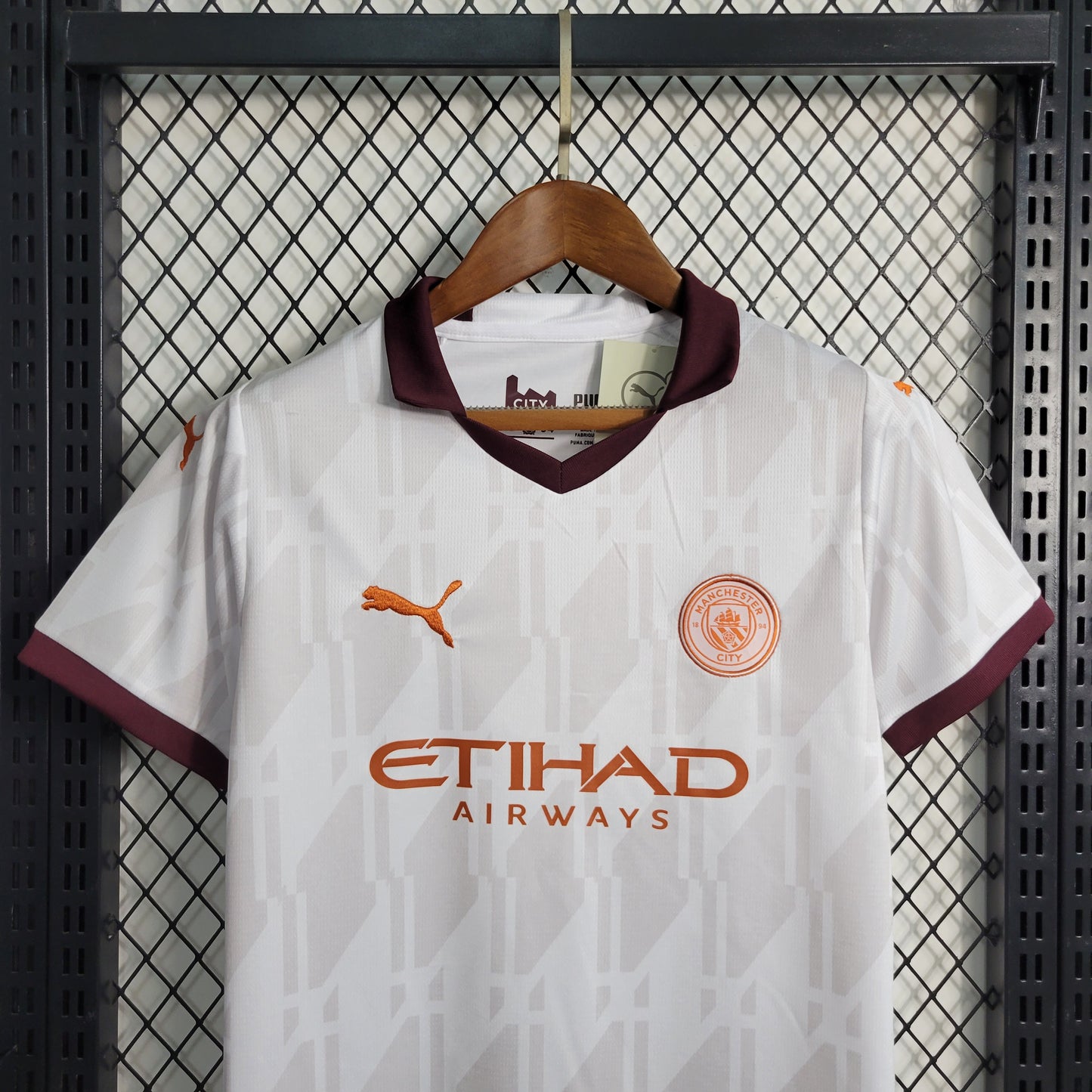 Man City Kevin De Bruyne 17 Kids Away Soccer Jersey 2023/24