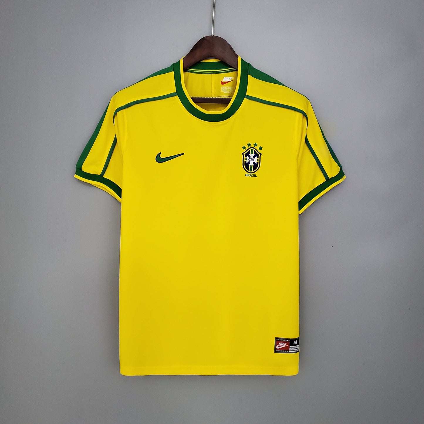 Brazil Home Retro Soccer Jersey World Cup 1998