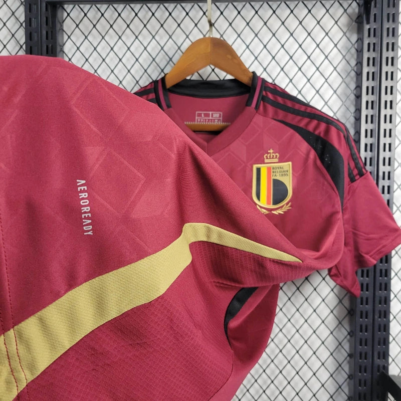 Belgium Jan Vertonghen 5 Home Soccer Jersey UEFA Euro 2024