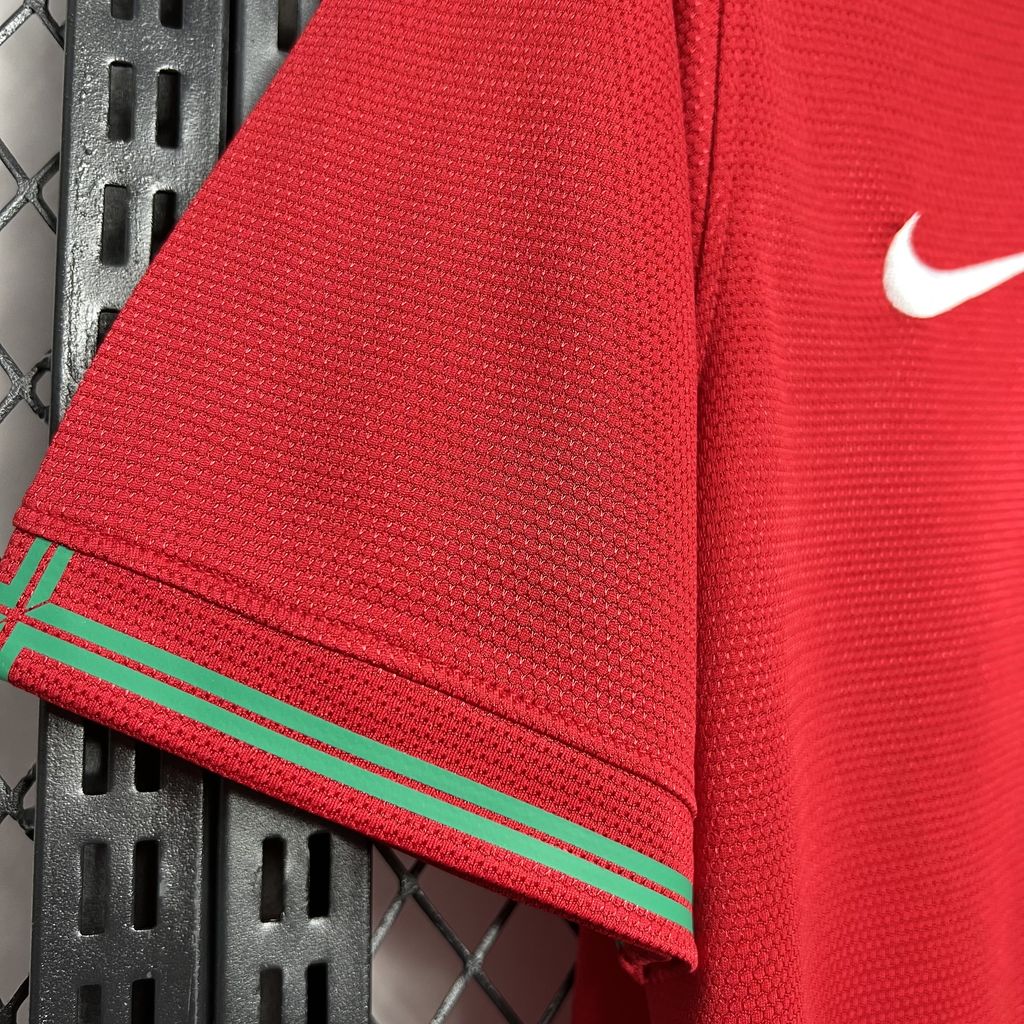 Portugal Retro Home Soccer Jersey UEFA Euro 2012
